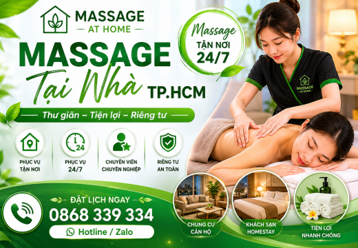 Massage Tại Nhà TPHCM – Xu Hướng Thư Giãn Hiện Đại Được Nhiều Người Lựa Chọn